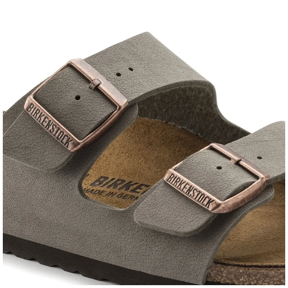 NEW Birkenstock Arizona Stone Birko-Flor Sandals EU 43 US Men 10 Women 12